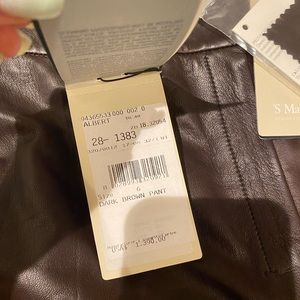 Made in Italy authentic leather pants